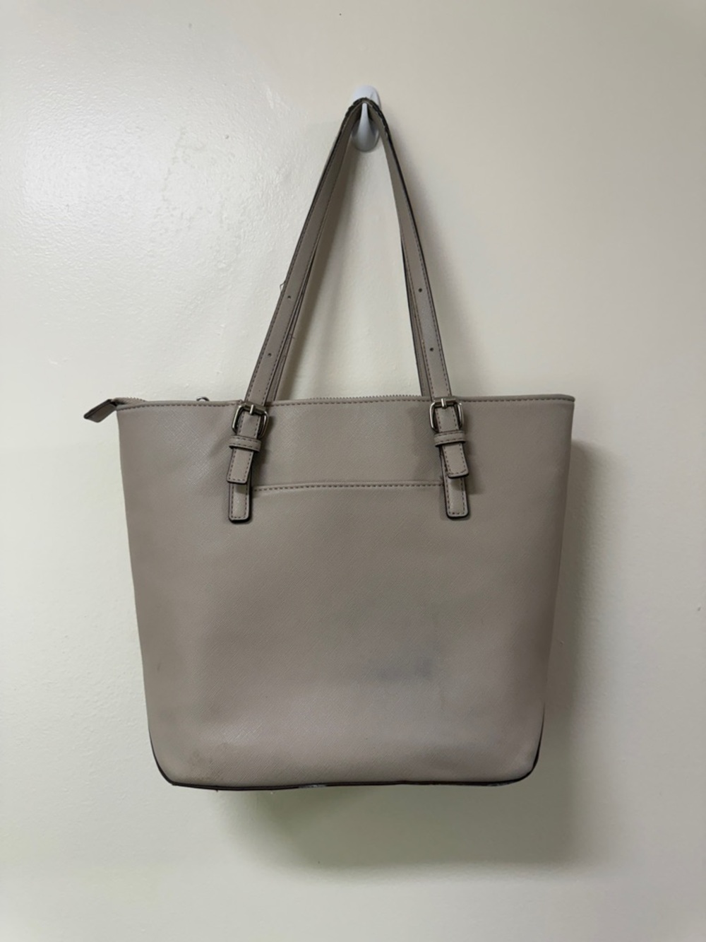 Anne Klein Classic Gray Women’s Tote Bag - Structured Everyday Handbag - Picture 3 of 13
